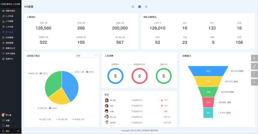DHG人力资源管理系统 DHG人力资源管理系统